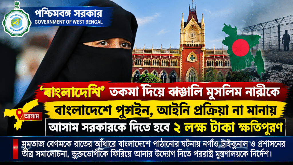 বাংলাদেশি’ বলে আসামের মহিলাকে সীমান্ত পার! ২ লক্ষ টাকা ক্ষতিপূরণের নির্দেশ গুয়াহাটি হাইকোর্টের